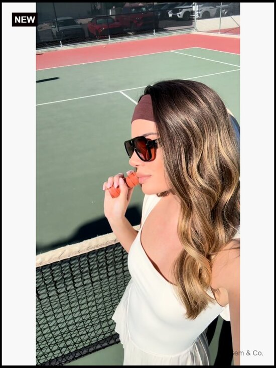 Polarized Aviator Sunglasses for Tennis & Pickleball, UV Protection, Non-Slip main image 5